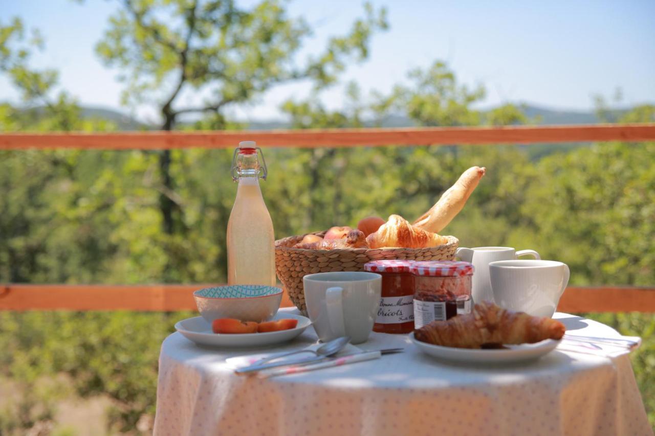 Les Yourtes De Provence Acomodação com café da manhã Saint-Paulet-de-Caisson Exterior foto